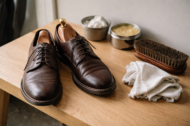 10 minutters skopleje, der redder dine lædersko gennem regn, salt og hverdag