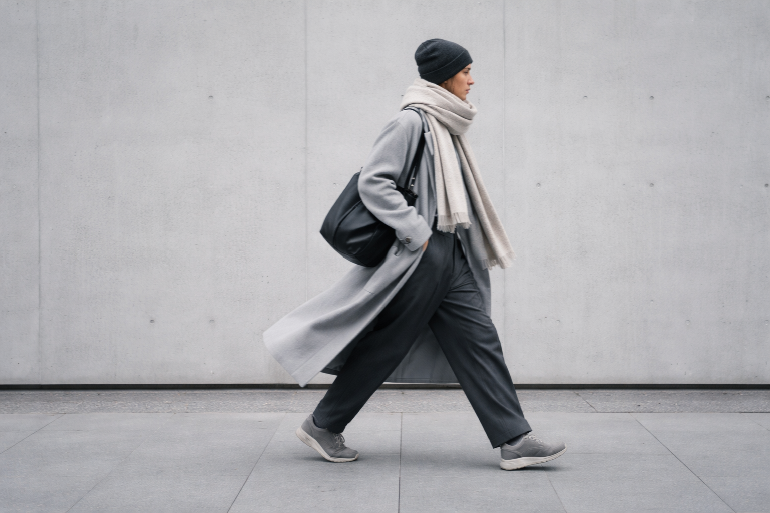 [dark] Standard blogheader: urban mode-øjeblik i bevægelse, med plads til overskrift, til artikler om trends, guides og brands.