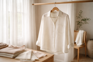 Gennemsigtig skjorte i hverdagen? Min rolige plan fra stof til undertøj