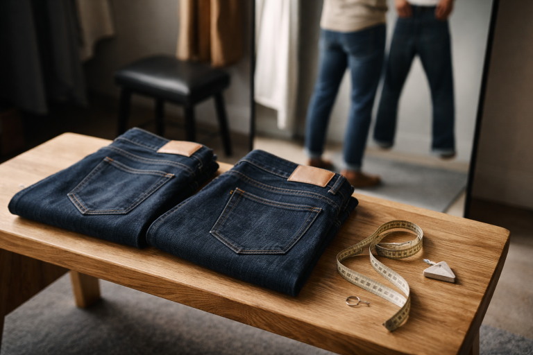 Jeans, der sidder rigtigt: min metode til at vælge pasform på 10 minutter