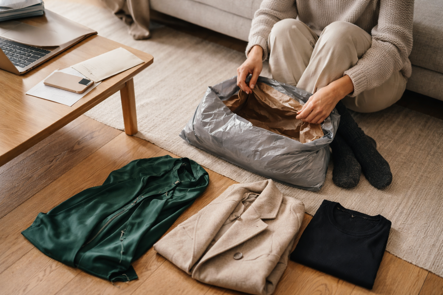 Når online-købet skuffer: din rolige guide til retur og reklamation på tøj