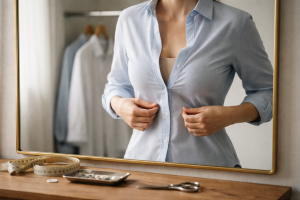 Skjorten der gaber ved brystet: min fejlsøgningsguide, før du giver op