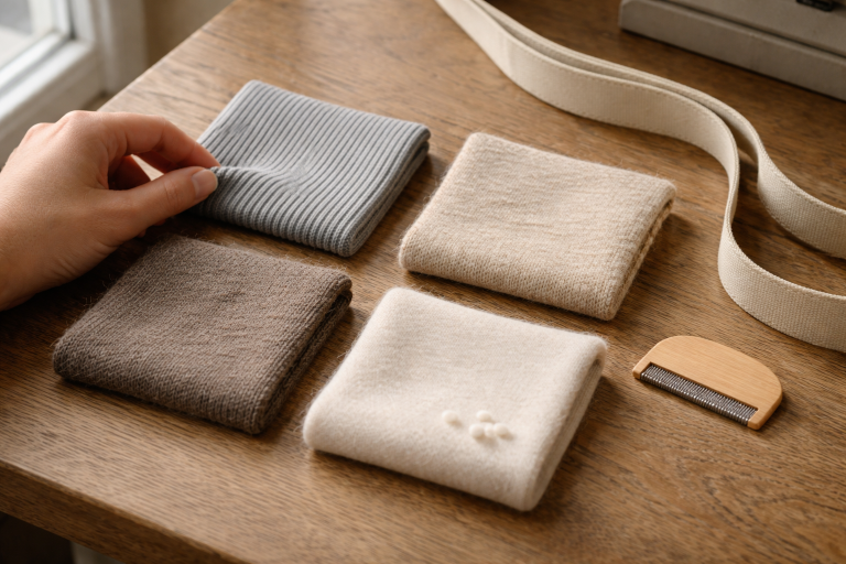 Vælg den rigtige uld: en praktisk guide til merino, lammeuld, alpaka og cashmere