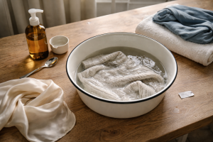 Vaskesymboler uden panik: min praktiske oversættelse til uld, silke og viskose