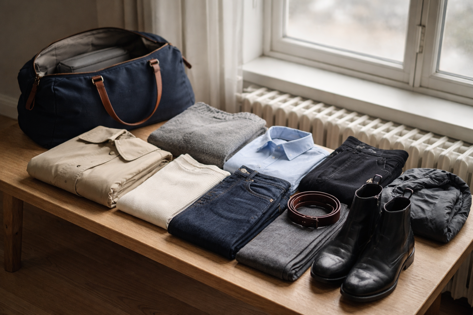 Weekendtaske uden overvægt: mini-capsule med 10 stykker tøj, du faktisk bruger