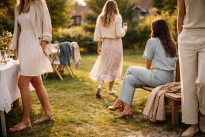 Outfit til studenterfest: 5 sikre looks til dansk sommer (inkl. sko og overtøj)