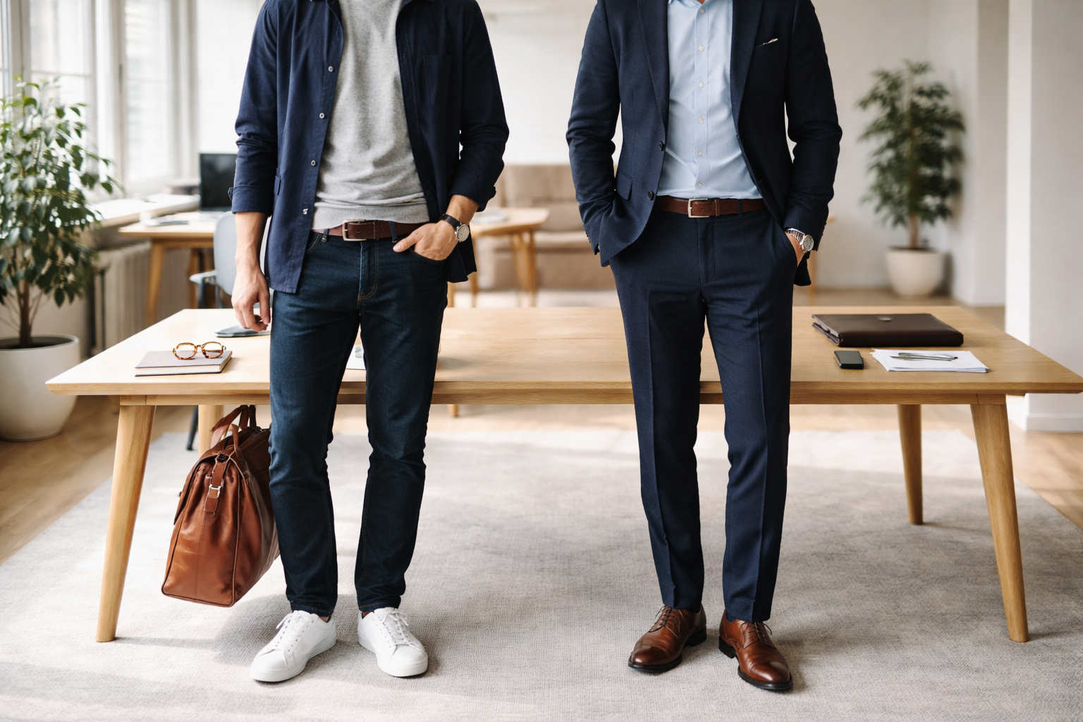 Smart casual vs business casual: forskelle, eksempler og sikre outfits